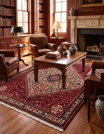 4' 9 x 6' 4 Abadeh Rug