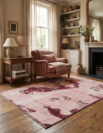 4' x 5' 10 Hand Knotted Ultra Vintage Persian Wool Rug