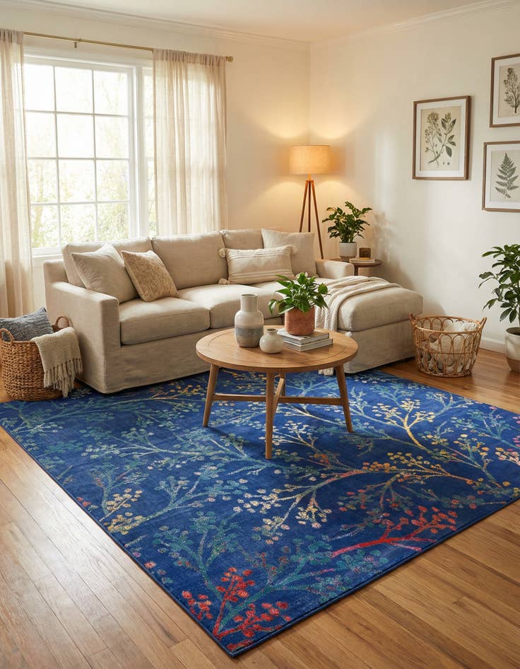 Detail image of 10' x 10' Blossom Square Rug