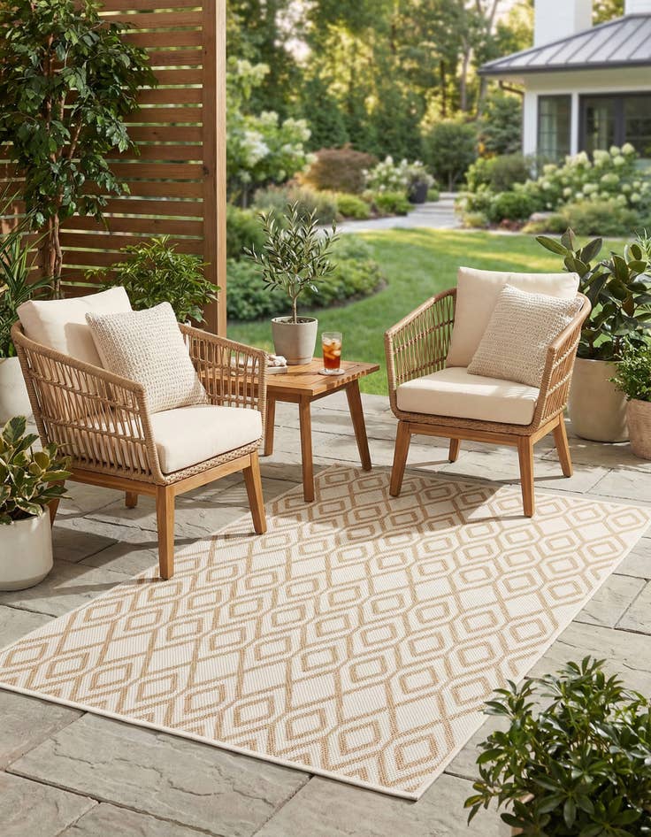 Detail image of 3' x 5' 3 Washable Jill Zarin Costa Rica Indoor / Outdoor Rug