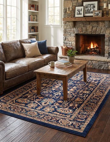 Navy Blue Charlestown Rug