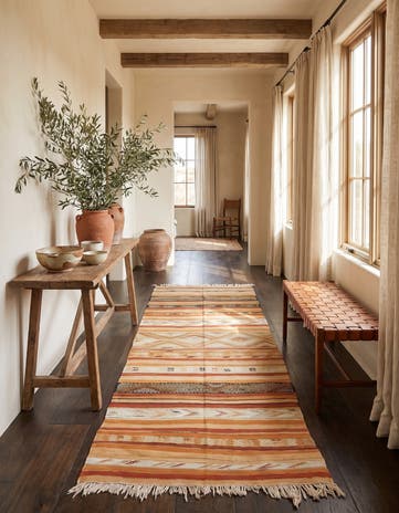5' 4 x 12' 5 Hand Knotted Moroccan Wool Runner Rug