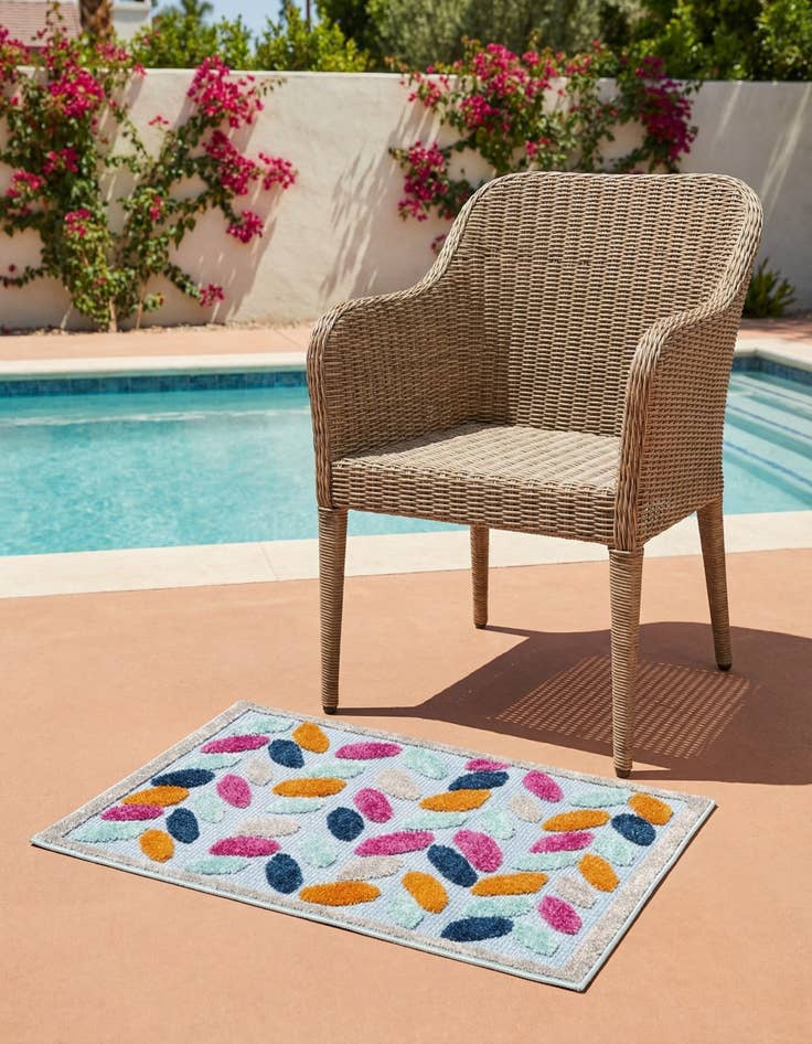 Detail image of 2' x 3'  Washable Aruba Indoor / Outdoor Rug