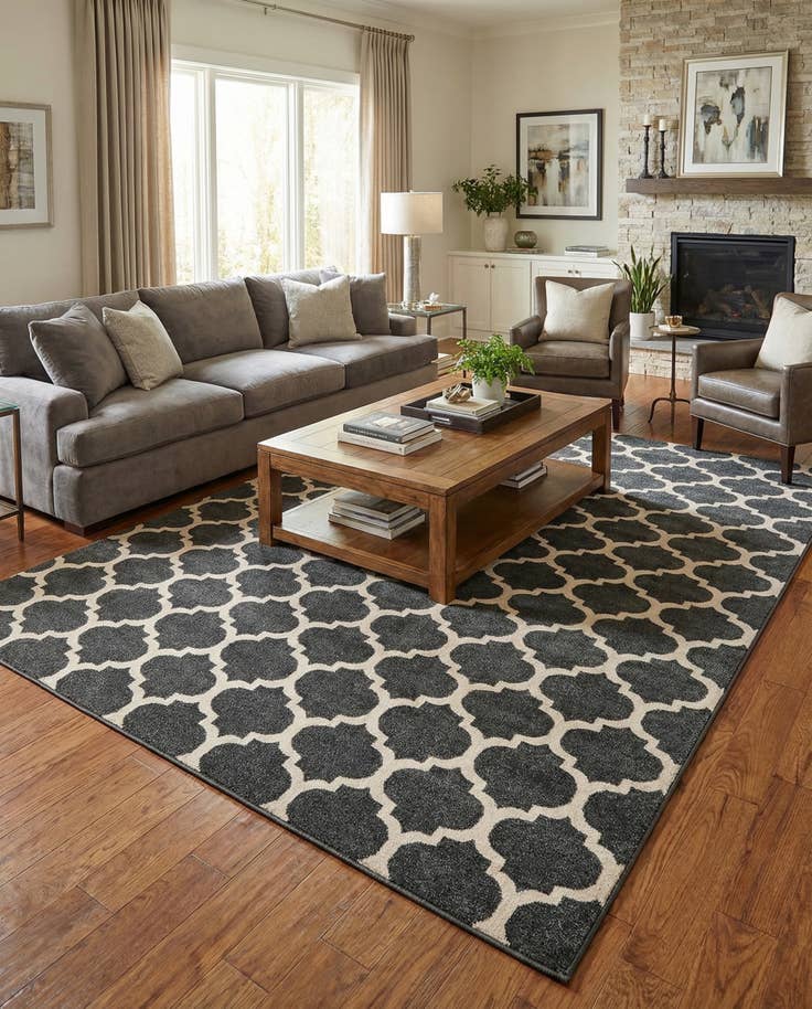 Detail image of 10' x 14' Lattice Rug