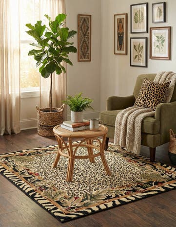 4' x 4' Safari Square Rug