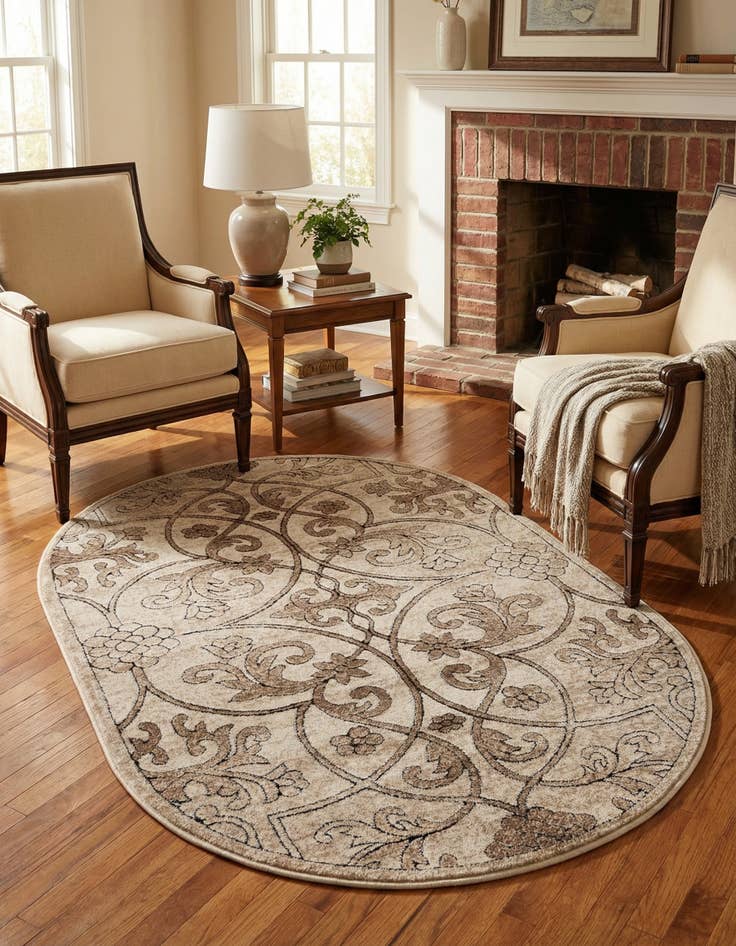 Detail image of 3' 3 x 5' 3 Nepal Oval Rug