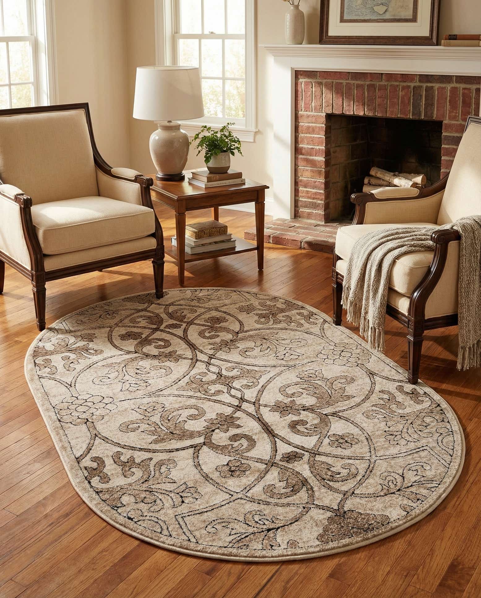 3' 3 x 5' 3 Nepal Oval Rug