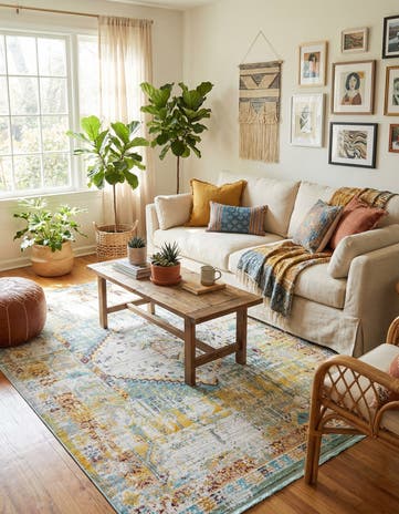 Light Blue Santiago Rug