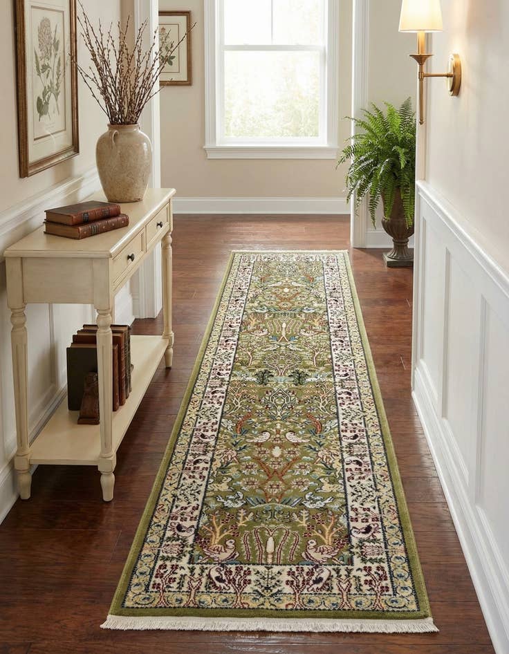 Detail image of 2' x 8' Nain Design Runner Rug