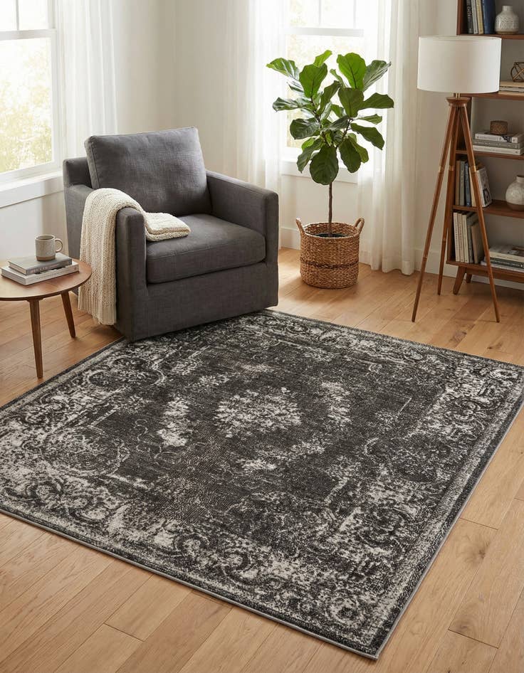 Detail image of  5' 3 x 5' 3 Aarhus Square Rug