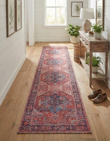 2' 7 x 13' Washable Maahru Runner Rug