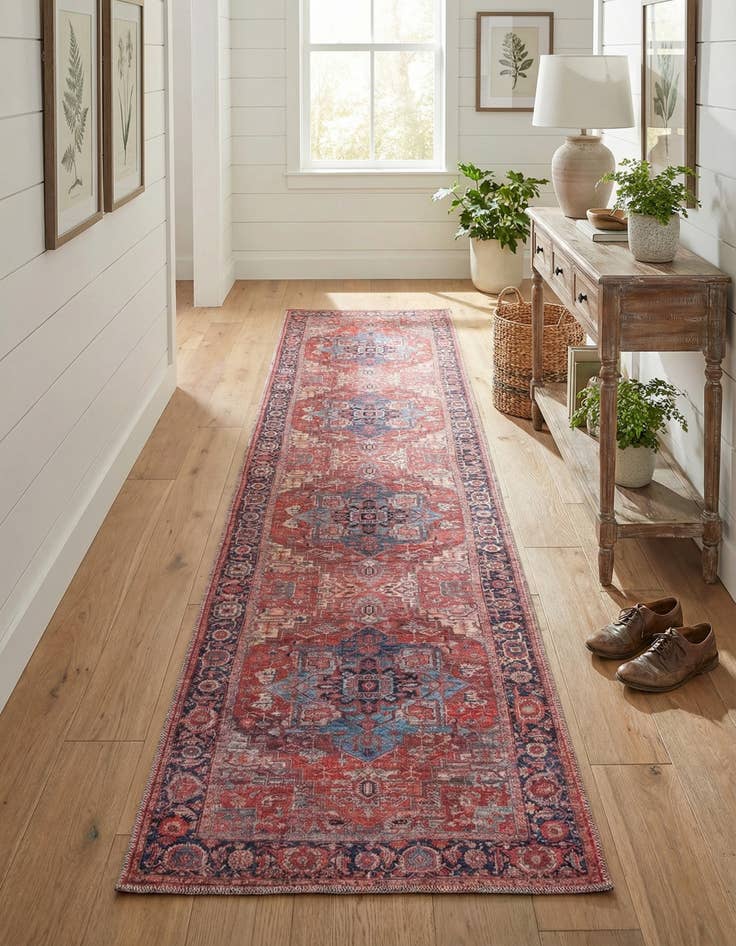 Detail image of 2' 7 x 13' Washable Maahru Runner Rug