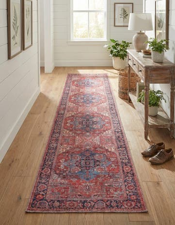 2' 7 x 13' Washable Maahru Runner Rug