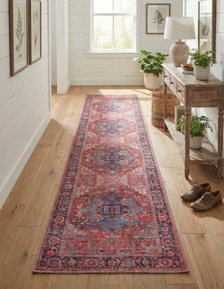 2' 7 x 13' Washable Maahru Runner Rug