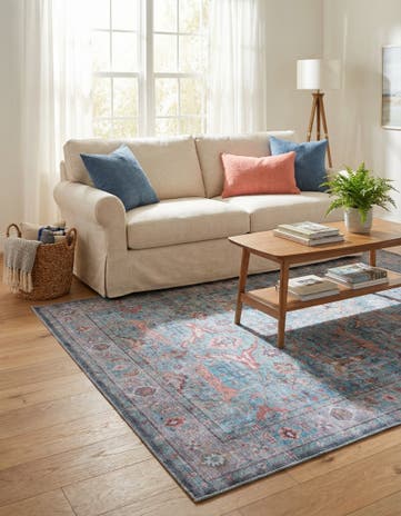 5' 3 x 8' Washable Maahru Rug