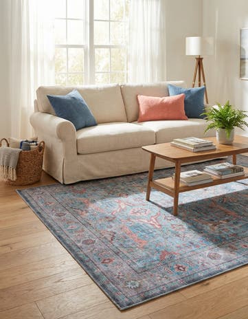 5' 3 x 8' Washable Maahru Rug