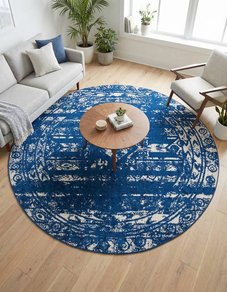 Detail image of 2' x 7' 10 Lennon Round Rug