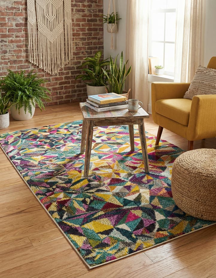 3' 3 x 5' 3 Washable Hyacinth Rug