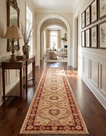 2' 9 x 14' 9 Hand Knotted Ziegler Runner Rug