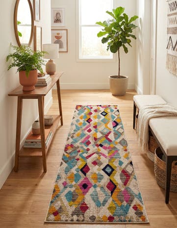 2' 2 x 6' 9 Washable Mesa Runner Rug