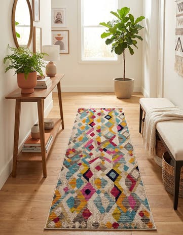 2' 2 x 6' 9 Washable Mesa Runner Rug