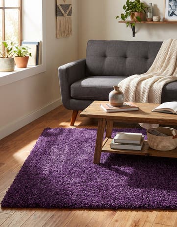 125cm x 185cm Solid Frieze Rug