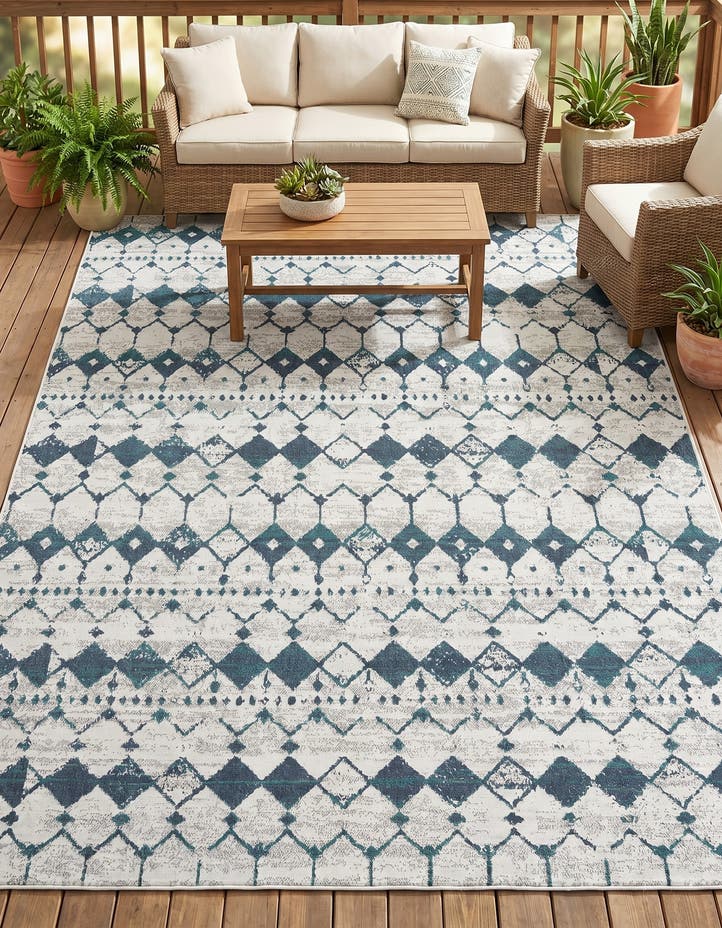7' 10 x 10' Easy-Clean Lattice Indoor / Outdoo...