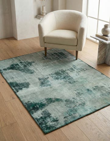 3' 8 x 5' Hand Knotted Ultra Vintage Persian Wool Rug
