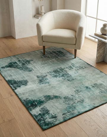 3' 8 x 5' Hand Knotted Ultra Vintage Persian Wool Rug