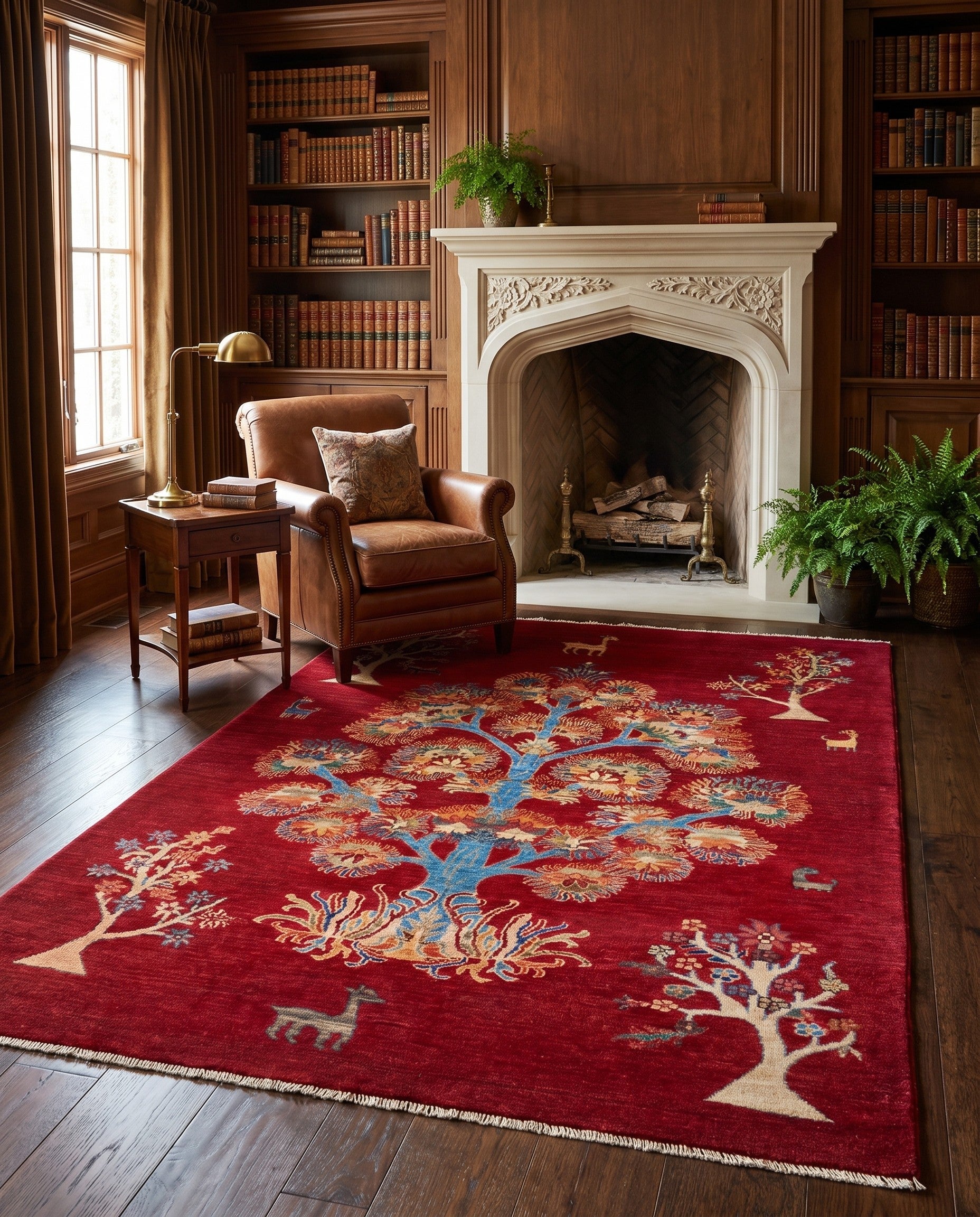 3' 11 x 6' 3 Hand Knotted Ariana Ziegler Rug