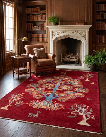 3' 11 x 6' 3 Hand Knotted Ariana Ziegler Rug