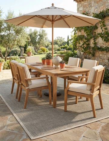 10' x 14' Easy-Clean Border Indoor / Outdoor Rug