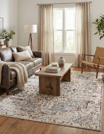 Light Gray Amulet Rug