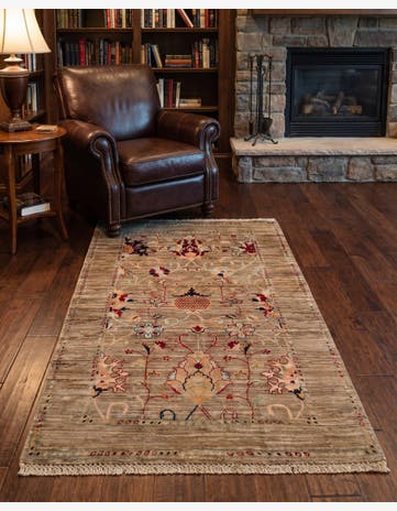 3' 2 x 5' 1 Hand Knotted Ariana Ziegler Rug