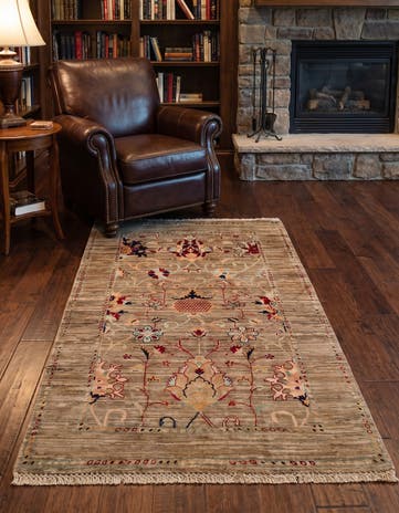 3' 2 x 5' 1 Hand Knotted Ariana Ziegler Rug
