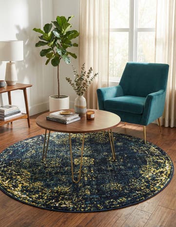 5' 3 x 5' 3 Monte Carlo Round Rug