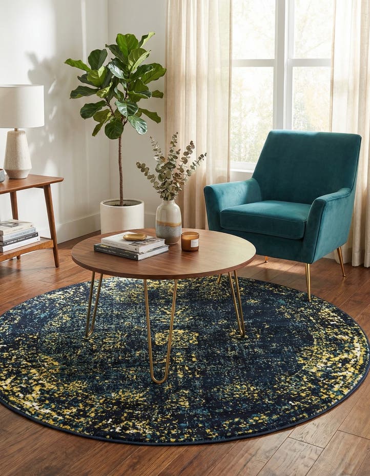 5' 3 x 5' 3 Monte Carlo Round Rug