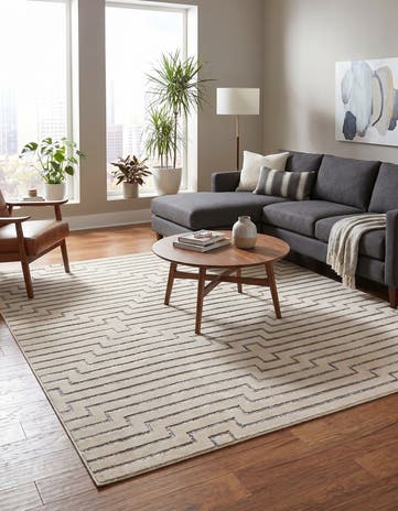 10' x 10' Vogue Geo Square Rug