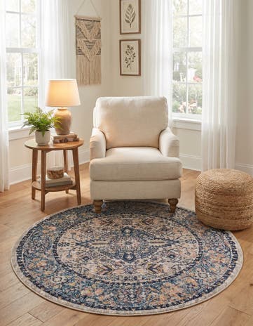 4' x 4' Lola Round Rug
