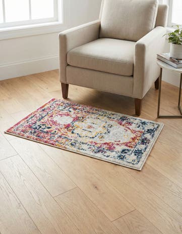 Pink Gray Madeline Vintage Rug