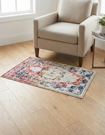 Pink Gray Madeline Vintage Rug