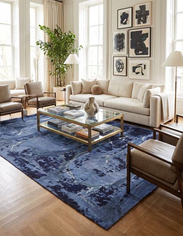 9' 5 x 11' 7 Hand Knotted Ultra Vintage Persian Wool Rug