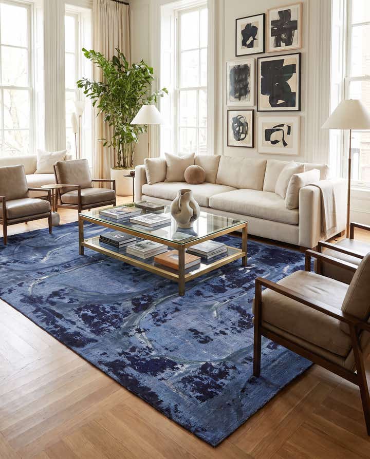 9' 5 x 11' 7 Hand Knotted Ultra Vintage Persian Wool Rug