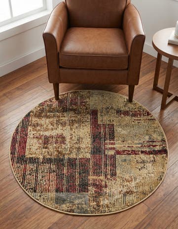 Saturn Round Rug