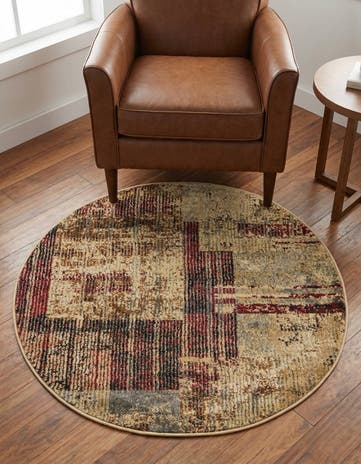 Saturn Round Rug