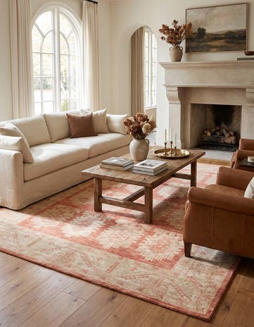5' 10 x 7' 7 Hand Knotted Ziegler Rug