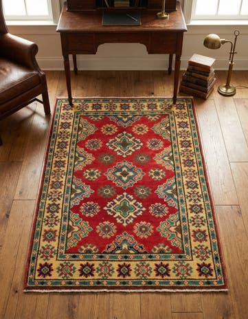 2' 10 x 4' 1 Hand Knotted Kazak Rug