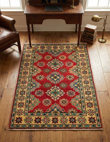 2' 10 x 4' 1 Hand Knotted Kazak Rug