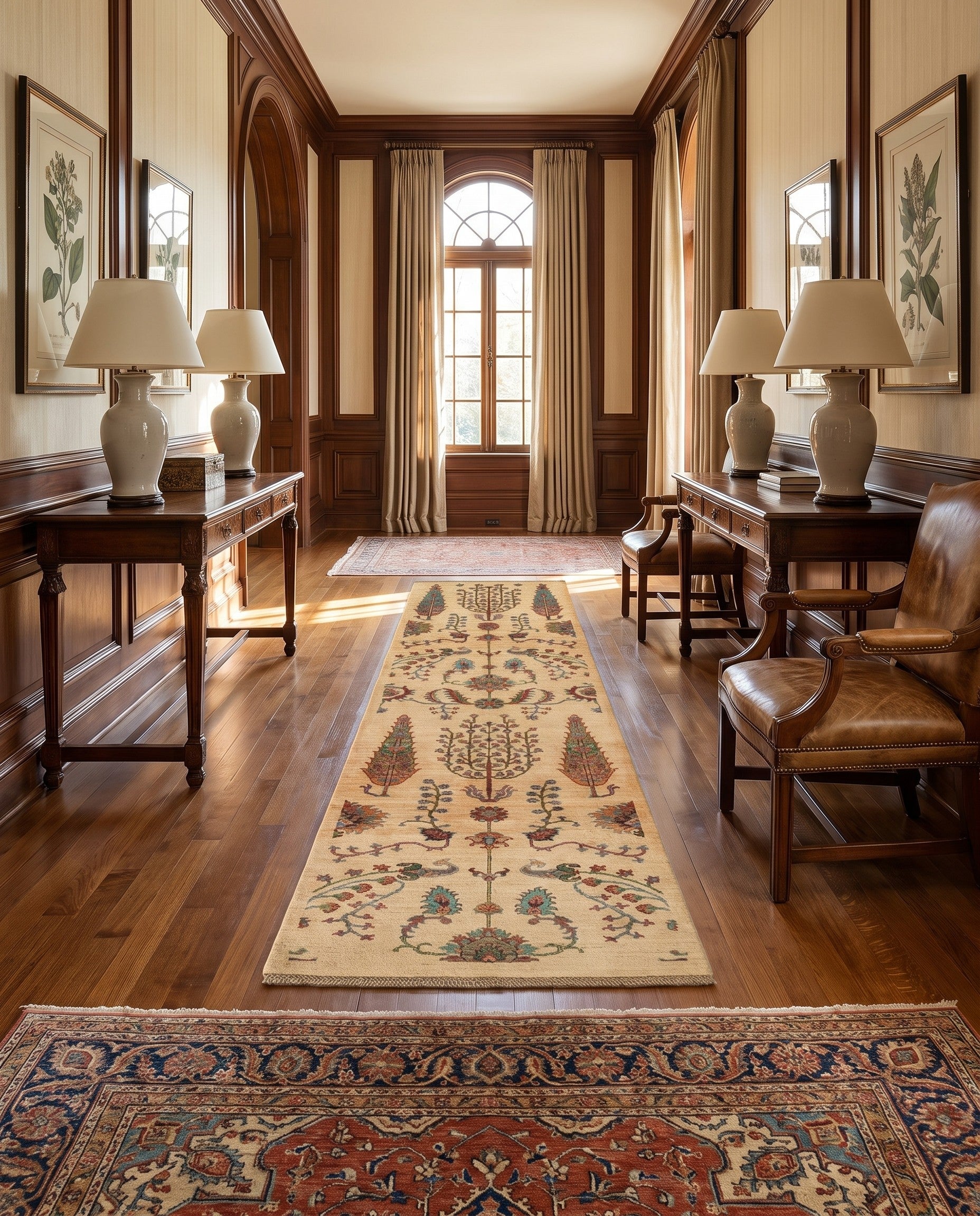2' 9 x 10' 1 Hand Knotted Ariana Ziegler Runner Rug