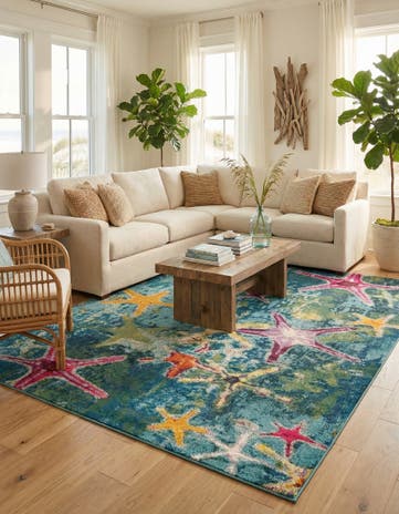 9' x 12' 2 Washable Amalfi Rug